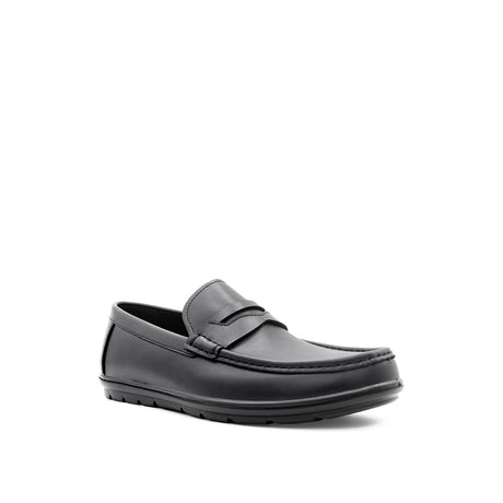 Sigfred Penny Men's Shoes - Black Leather