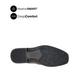 Pierre Lace Up Wing Tip Men's Shoes- Tan Leather Waterproof