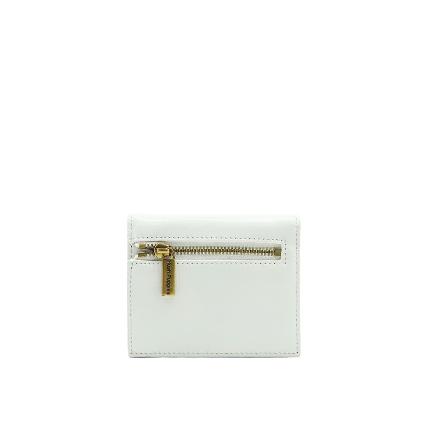 Audrey BI Fold Women's Wallet - White