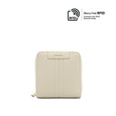 Cynthia Short Zip Women's Wallet - Beige