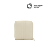 Cynthia Short Zip Women's Wallet - Beige