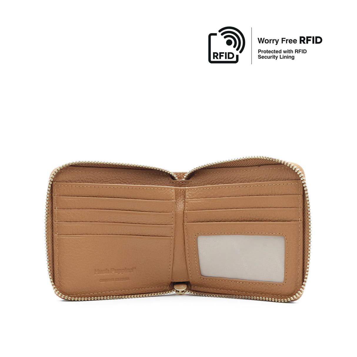 Cynthia Short Zip Women's Wallet - Brown