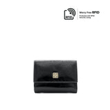 Cassandra Tri-Fold Women's Wallet - Black