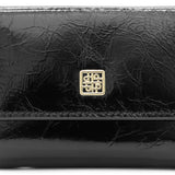 Cassandra Tri-Fold Women's Wallet - Black