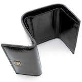 Cassandra Tri-Fold Women's Wallet - Black