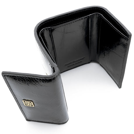 Cassandra Tri-Fold Women's Wallet - Black