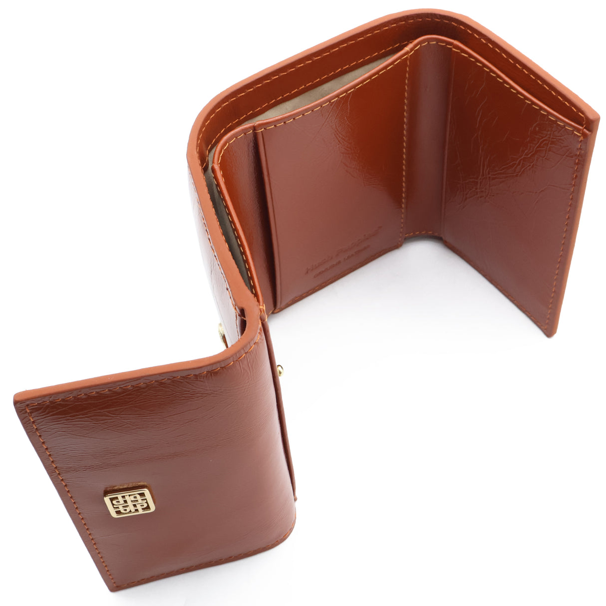 Cassandra Tri-Fold Women's Wallet - Tangerine