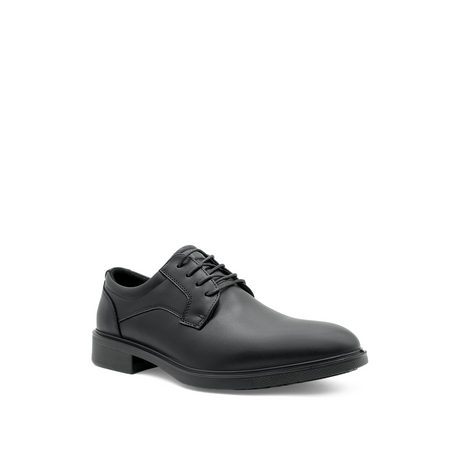 Taurus Lace Up PT Men's Shoes - Black Leather Hush Puppies Philippines
