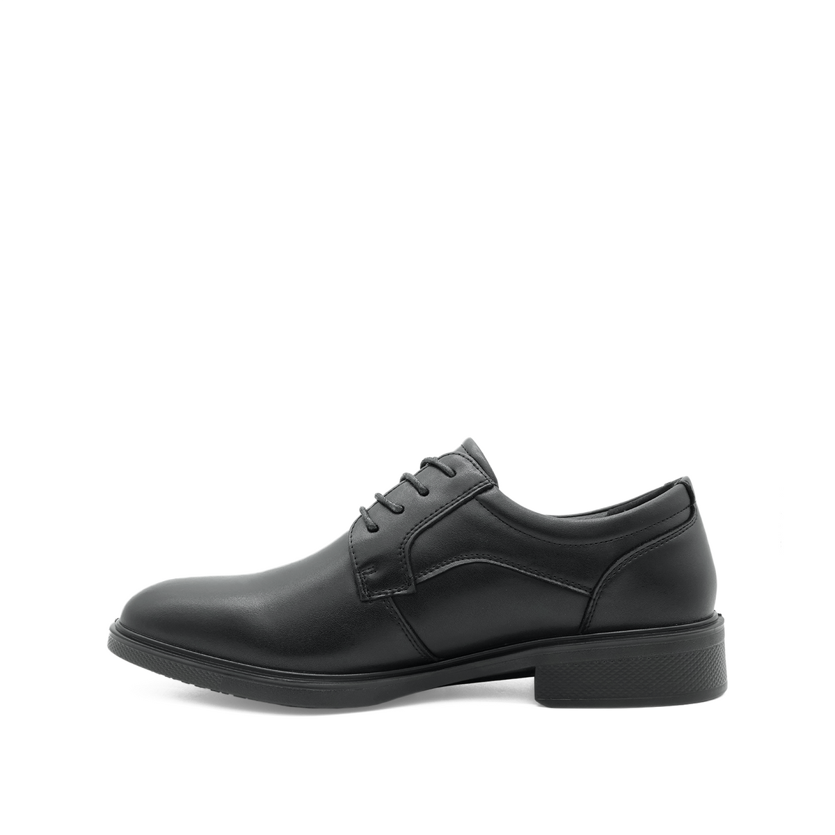 Taurus Lace Up PT Men's Shoes - Black Leather Hush Puppies Philippines
