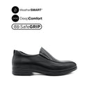 Owen Slip On BT Men's Shoes - Black Leather WP