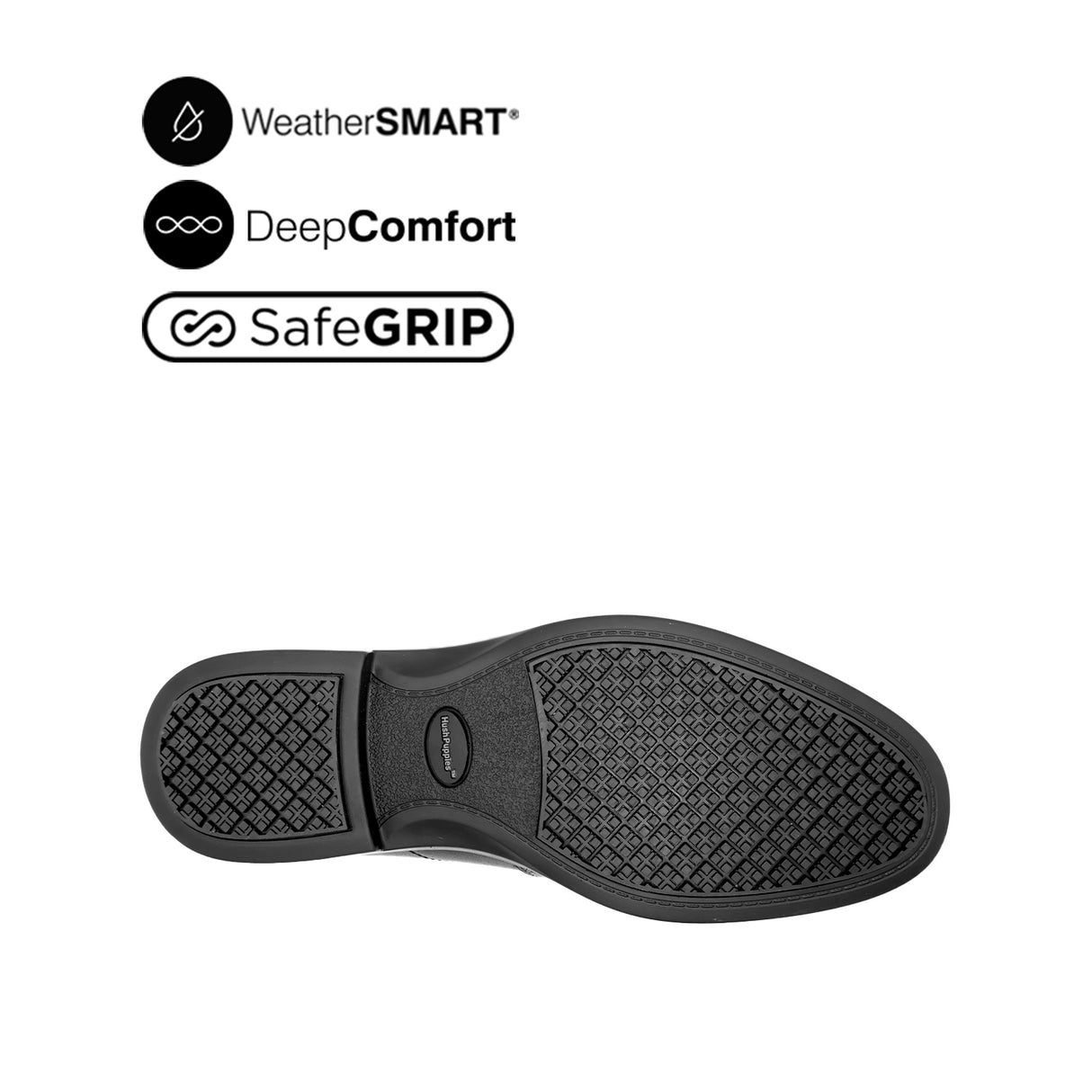 Owen Slip On BT Men's Shoes - Black Leather WP