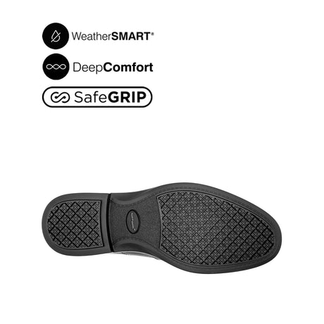 Owen Slip On BT Men's Shoes - Black Leather WP