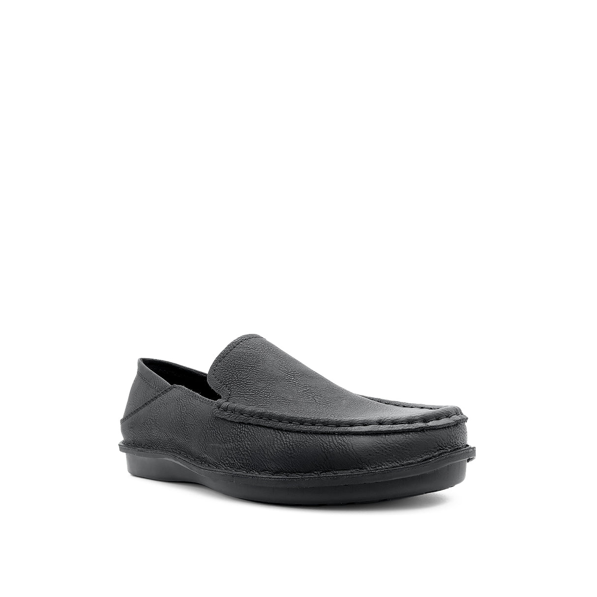 Reeves Venetian Men's Shoes - Black Tumbled Nubuck