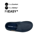 Kaleb Slip On Men's Shoes - Navy Tumbled Nubuck