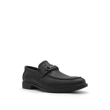 Steed Metal Bit Men's Shoes - Black Leather