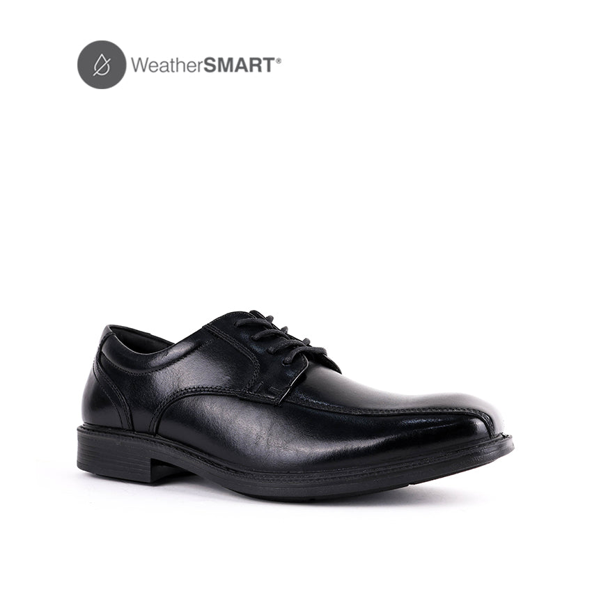 Eggert Lace Up Bt Men's Shoes - Black Leather WP