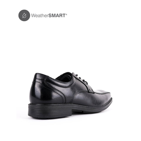 Eggert Lace Up Bt Men's Shoes - Black Leather WP – Hush Puppies Philippines