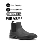 Otom Chelsea Men's Boots - Black Leather Waterproof