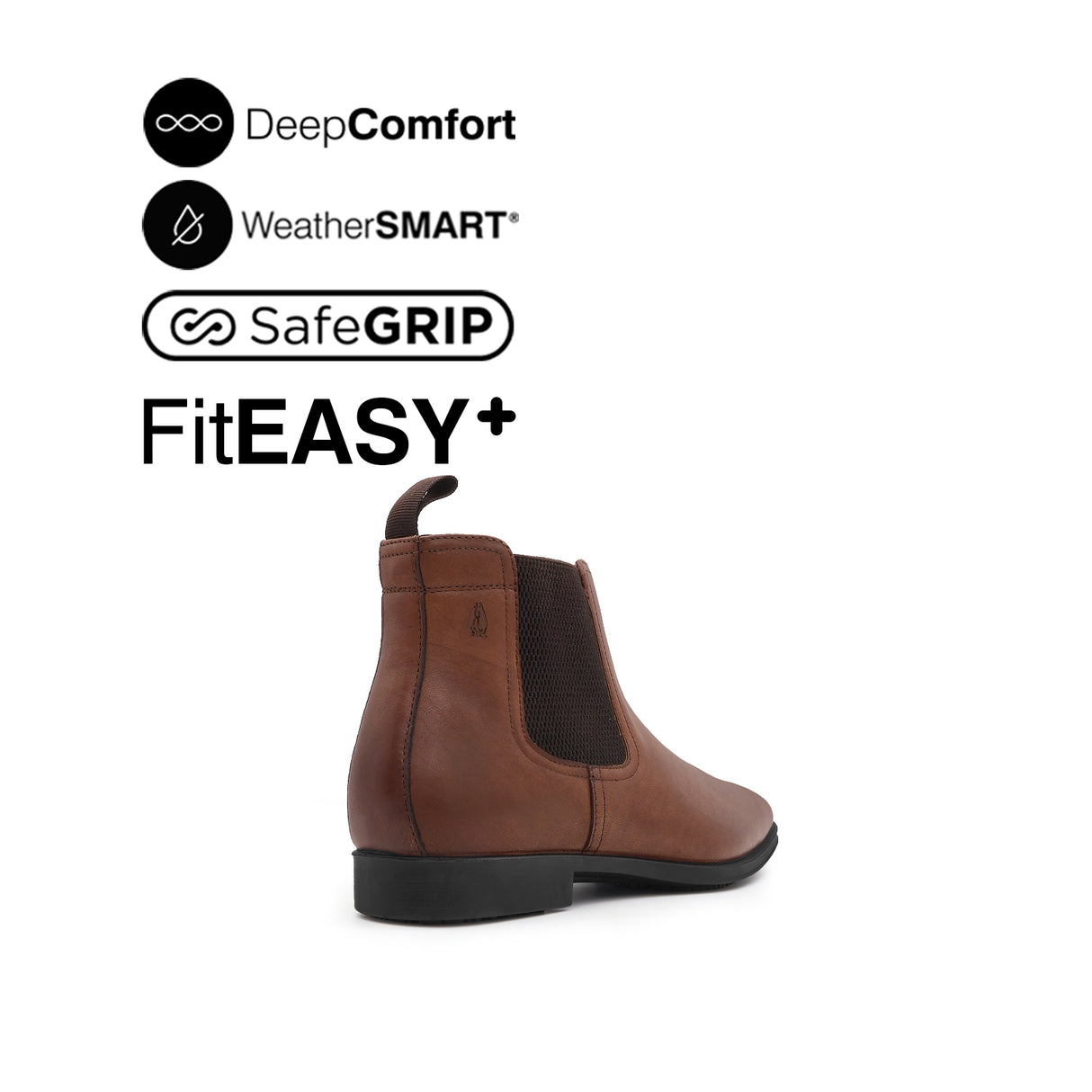 Otom Chelsea Men's Boots - Cigar Tan Leather Waterproof