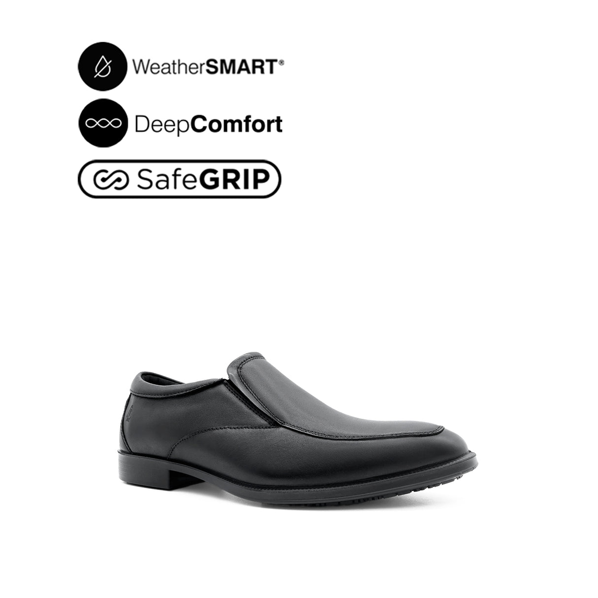 Otom Slip On AT Men's Shoes - Black Leather WP