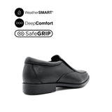 Otom Slip On AT Men's Shoes - Black Leather WP