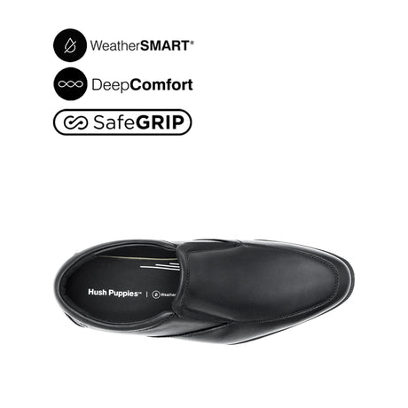 Otom Slip On AT Men's Shoes - Black Leather WP
