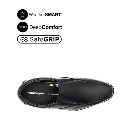 Otom Slip On BT Men's Shoes - Black Leather WP