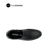 Jaycee Slip On CT Men's Shoes - Black Tumbled Leather