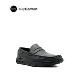 Jaycee Penny Men's Shoes - Black Tumbled Leather