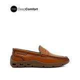 Jaycee Penny Men's Shoes - Tan Tumbled Leather