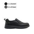 Tanveer Venetian Men's Shoes - Black Nubuck Leather Hush Puppies Philippines