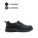 Tanveer Venetian Men's Shoes - Black Nubuck Leather Hush Puppies Philippines