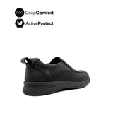 Tanveer Venetian Men's Shoes - Black Nubuck Leather Hush Puppies Philippines