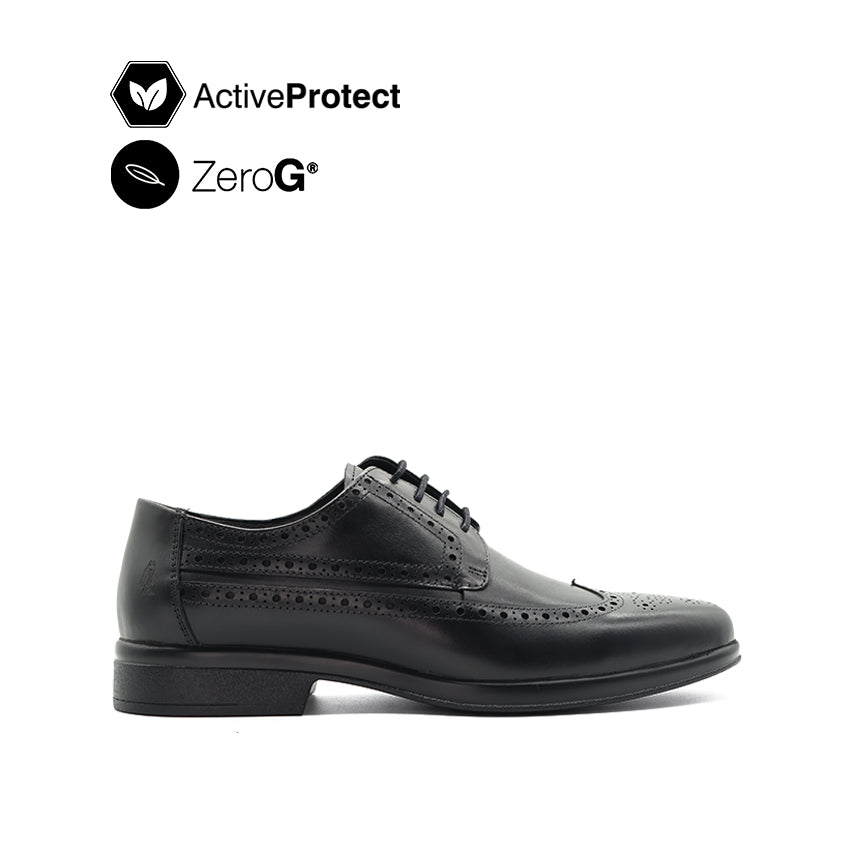 Graham Lace Up WT Men's Shoes - Black Leather