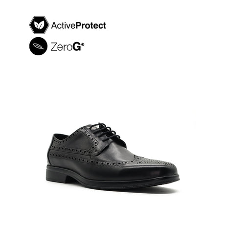 Graham Lace Up WT Men's Shoes - Black Leather