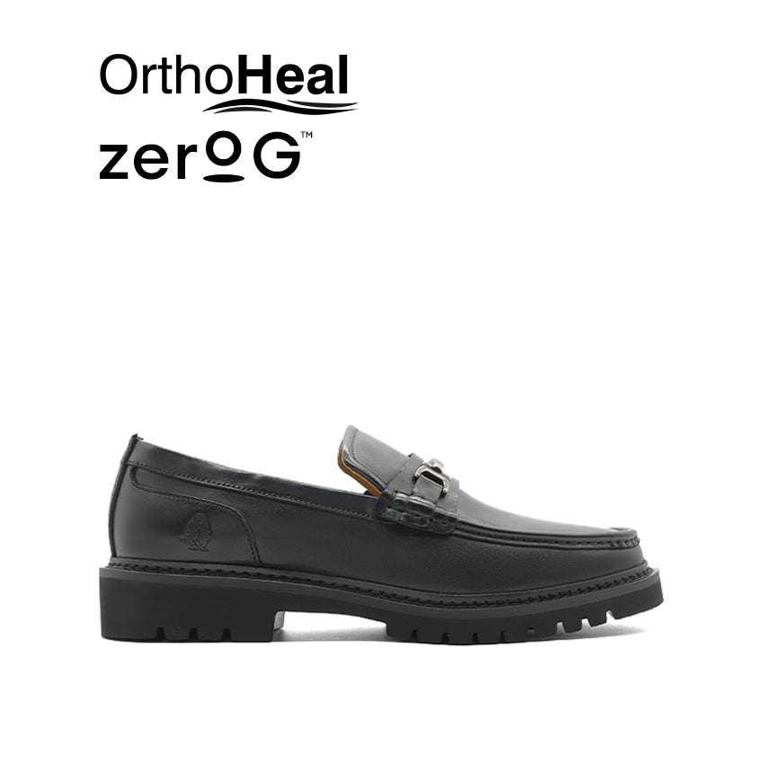 Discount on Hush Puppies  shoes - SKU: Gunner Bit Men's Shoes - Black Leather