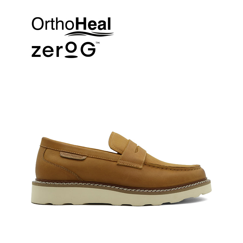 Discount on Hush Puppies  shoes - SKU: Jaxxon Penny Men's Shoes - Deep Tan Nubuck