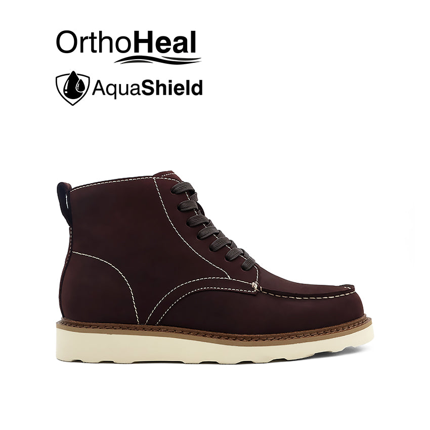 Discount on Hush Puppies  shoes - SKU: Jaxxon Chukka Men's Boots - Brown Nubuck WR
