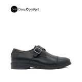 Kane Monk Strap TC Men's Shoes - Black Leather