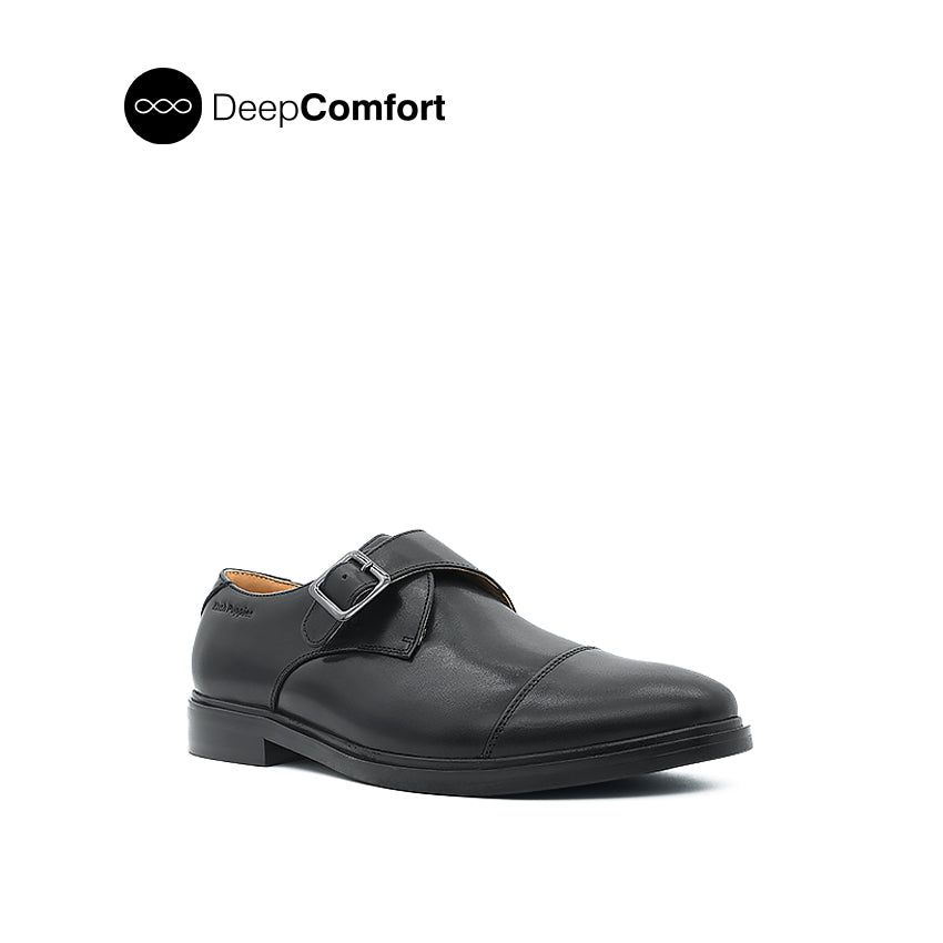 Kane Monk Strap TC Men's Shoes - Black Leather