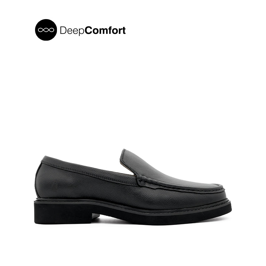 Discount on Hush Puppies  shoes - SKU: Marcus Slip On MT Men's Shoes - Black Tumbled Leather
