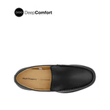 Marcus Slip On MT Men's Shoes - Black Tumbled Leather