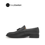 Nunzio Tassel Men's Shoes - Black Leather
