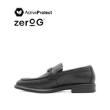 Osrik Slip On Bit Men's Shoes - Black Leather