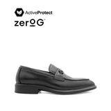 Osrik Slip On Bit Men's Shoes - Black Leather