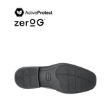 Osrik Lace Up Apron Toe Men's Shoes - Black Leather