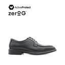Osrik Lace Up Apron Toe Men's Shoes - Black Leather