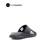 Rush Slides Men's Sandals - Black Leather