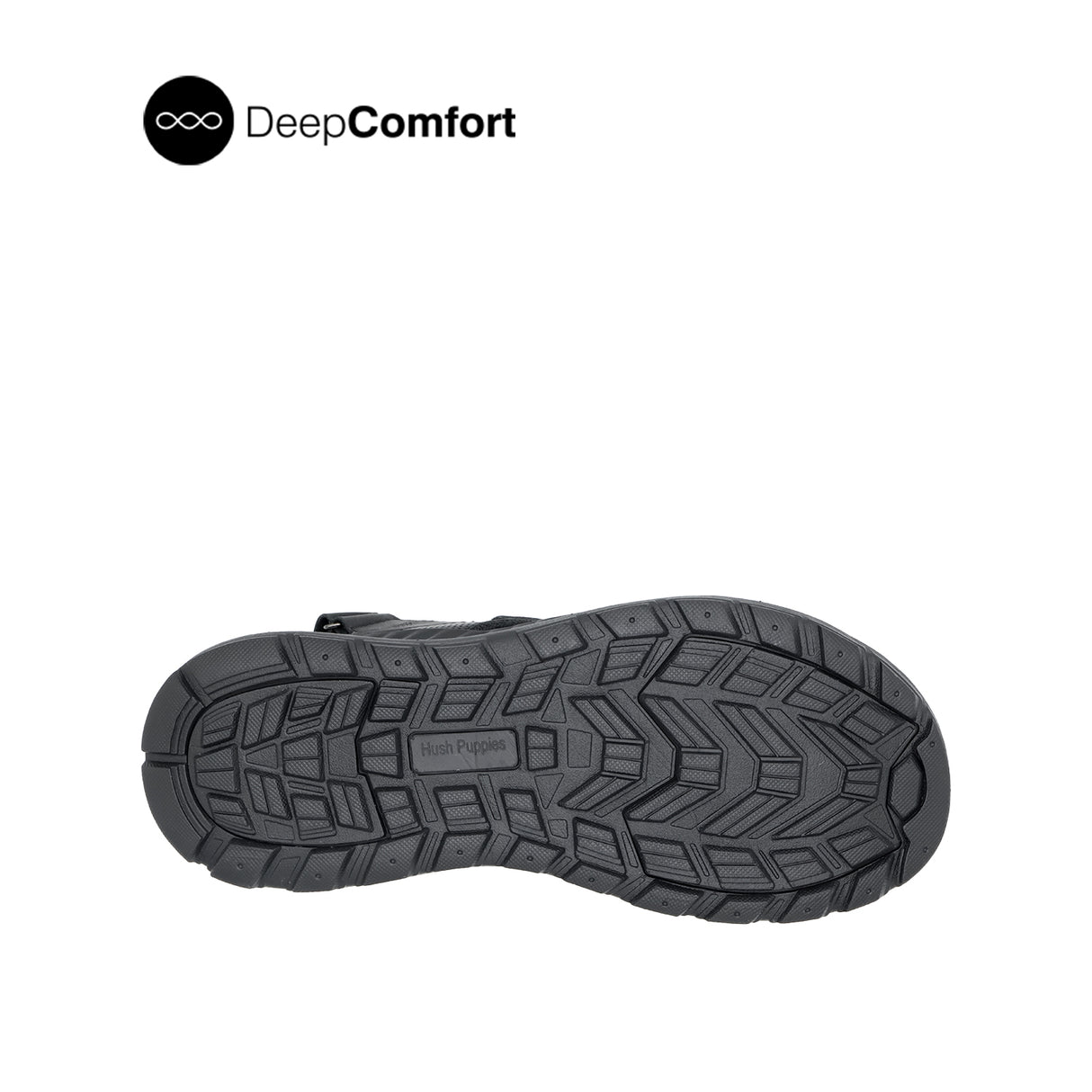 Rush Backstrap Men's Sandals - Black Leather