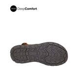 Rush Backstrap Men's Sandals - Tan Tumbled Leather